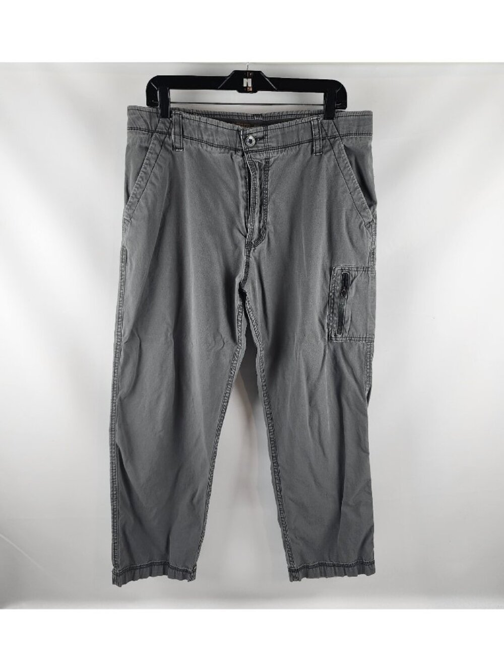 WearFirst Pants Men Cargo Gray NO Size Tag (34x27)